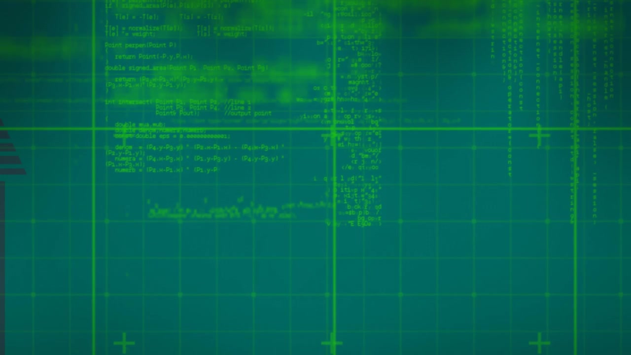 Animation of data processing over shapes