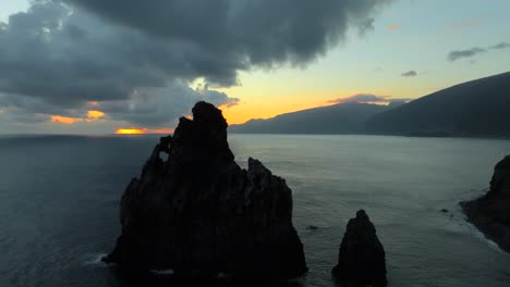 Footage-filmed-in-Madeira-Portugal-at-Ilheus-da-Ribeira-da-Janela-sea-stacks