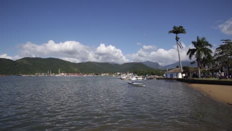 panorama of port of paraty, brazil