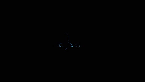 animation electrical rays that shoot randomly quickly on a black background