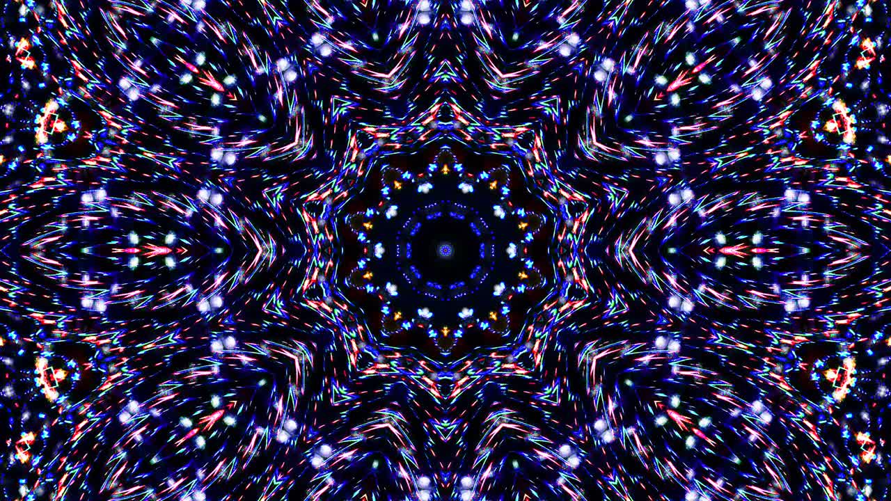 Barevné čáry zářící vlny tvar pozadí kaleidoskop abstraktní