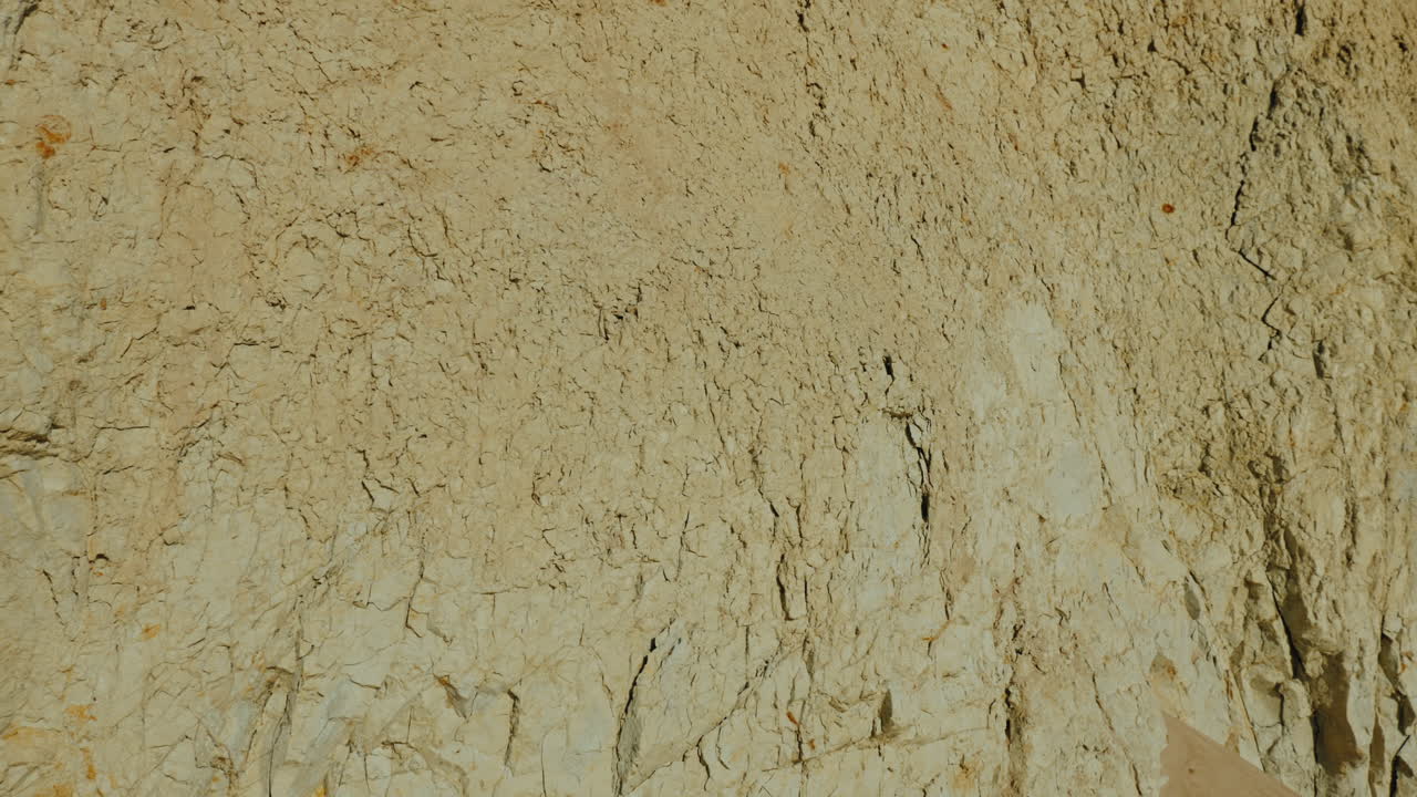 capa de arcilla en una cantera donde se extrae arcilla medicinal