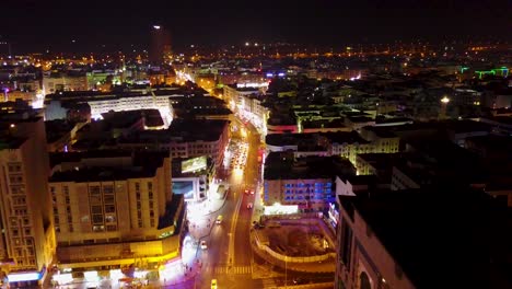 night view of a city