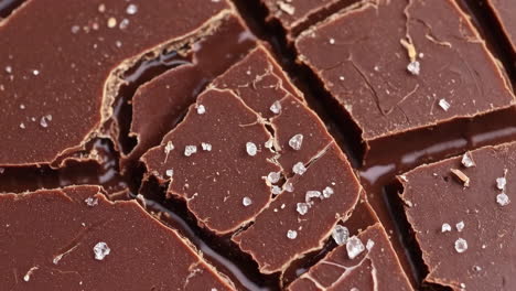 sea salt dark chocolate pieces