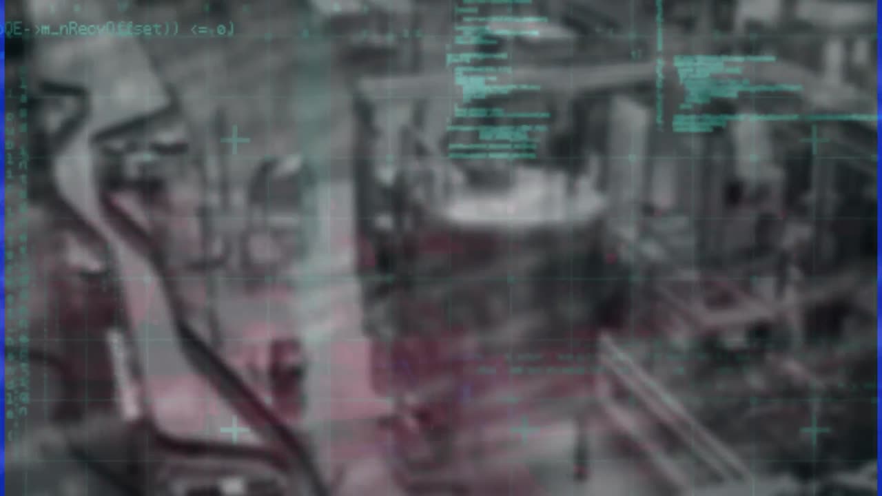Animation of data processing over warehouse