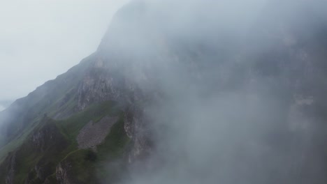 misty mountain peaks