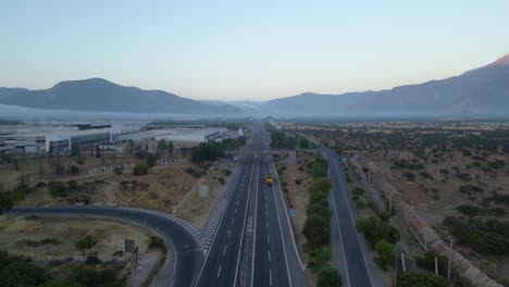 truck-driving-on-the-Chilean-highway