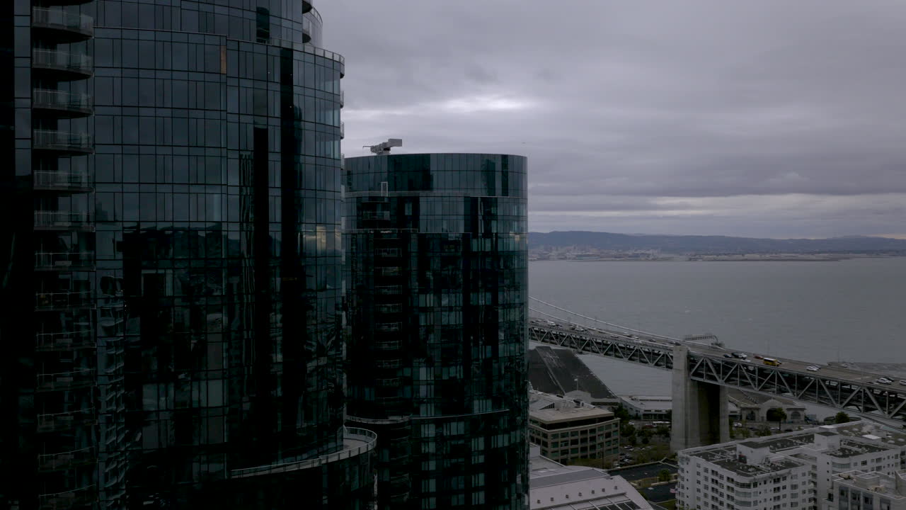 San Francisco Cityscape with Modern Skyscrapers and the Bay Bridge