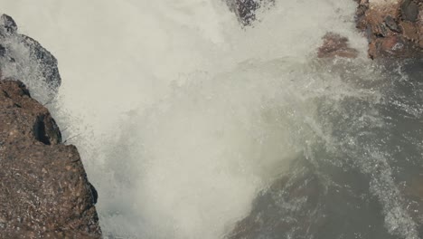 water rapids flowing down the river