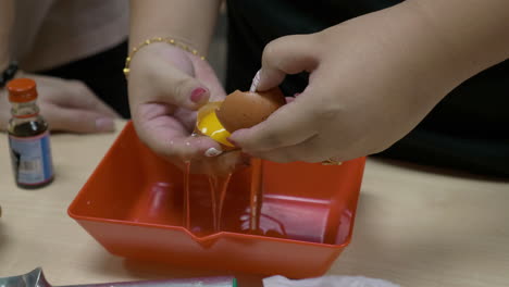 separate egg yolk