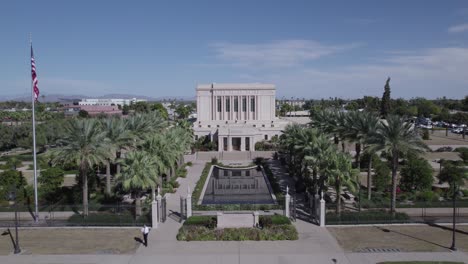 Mesa-Arizona-Templo-De-La-Iglesia-De-Jesucristo-De-Los-Santos-De-Los-últimos-Días-En-Mesa,-Arizona,-Estados-Unidos