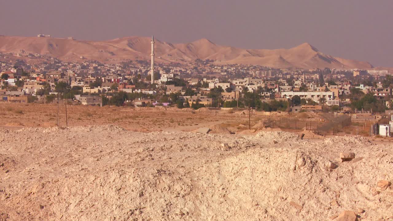 la ciudad de jericó en los territorios palestinos de israel
