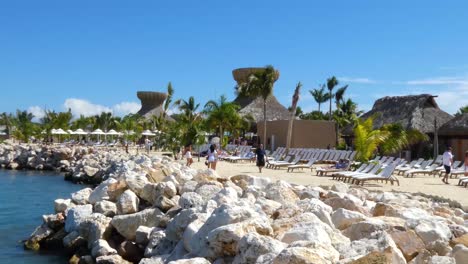 the beautiful beach attaino bay, puerto plata, dominican republic