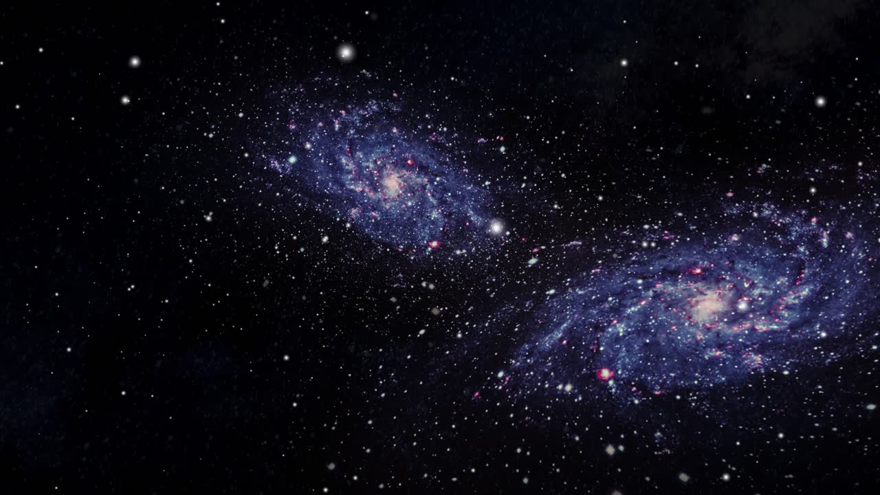 우주에서 충돌할 두 은하