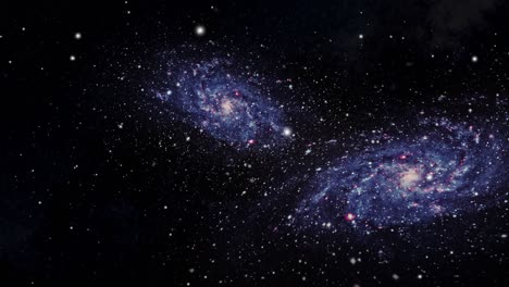 two galaxies that will collide in the universe