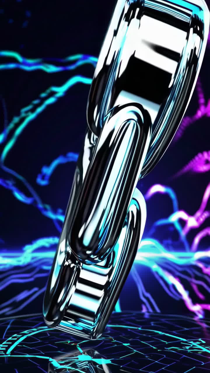 Abstract Futuristic Chain