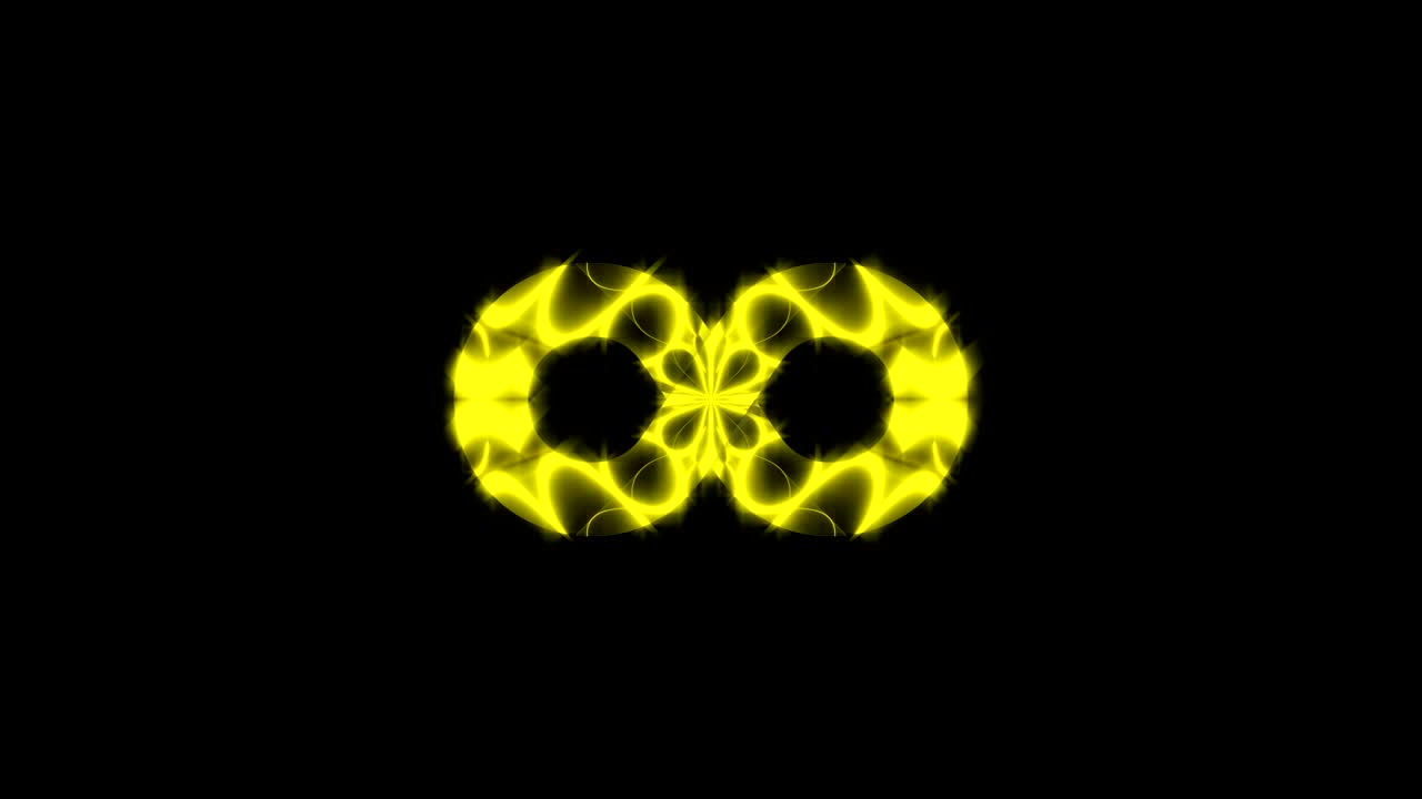 fondo abstracto con el signo infinito dorado