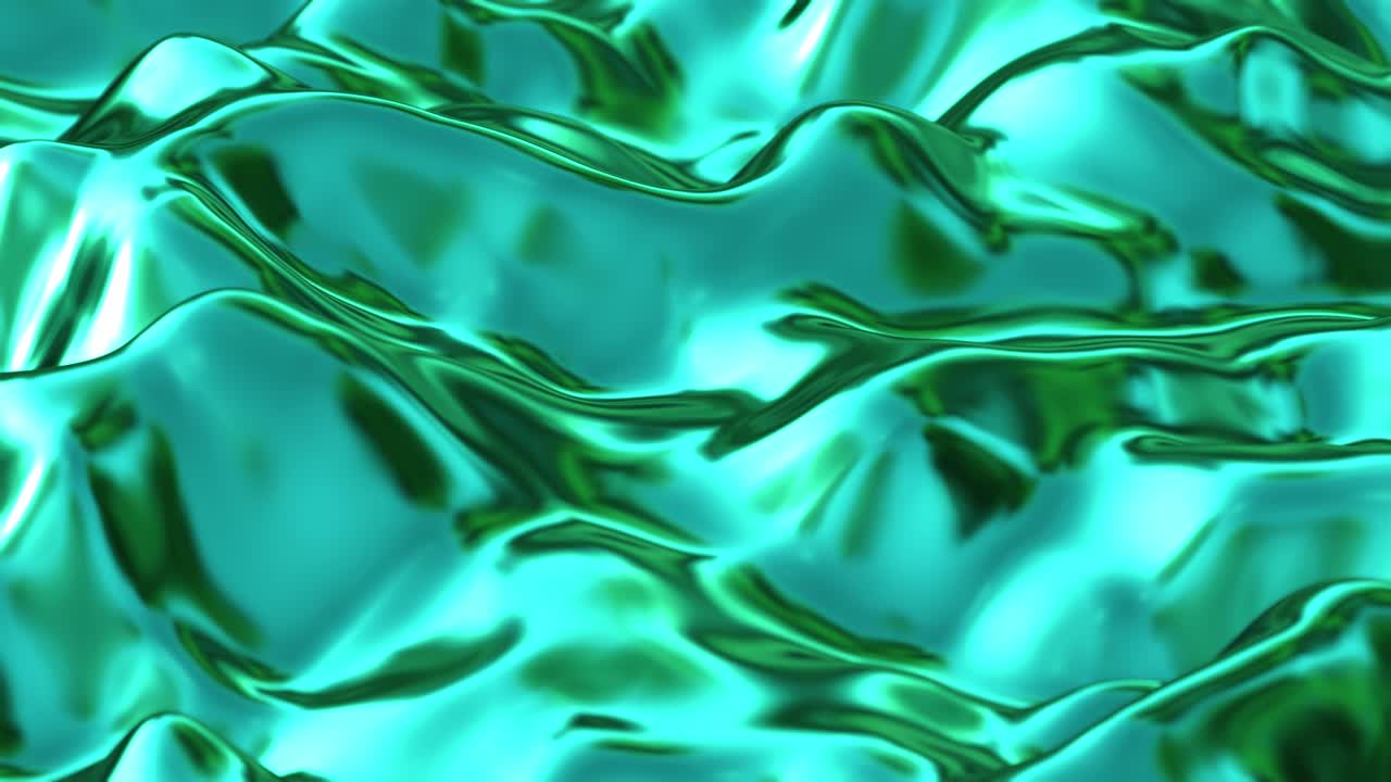 зеленые металлические поверхностные волны