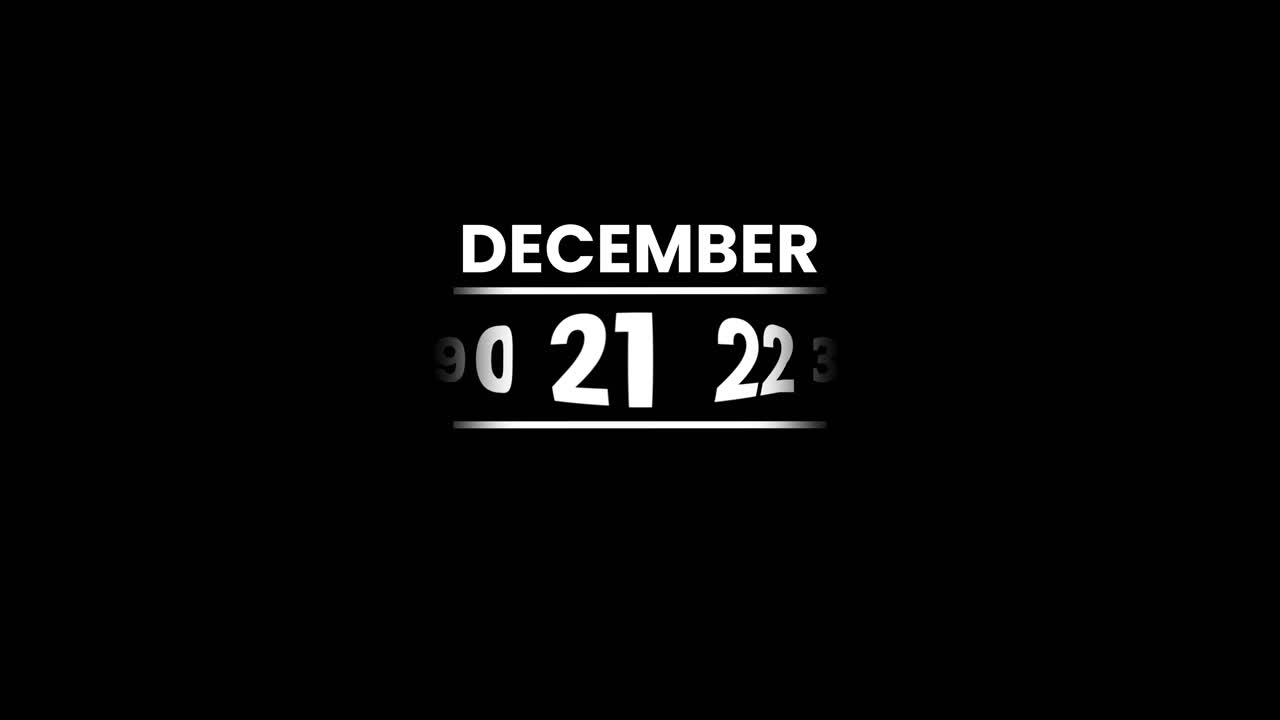 Animazione Calendario di dicembre
