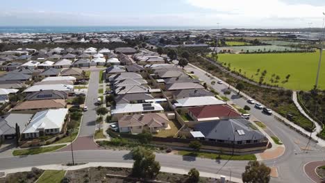 aerial panoramic halesworth park butler and yanchep rail construction perth