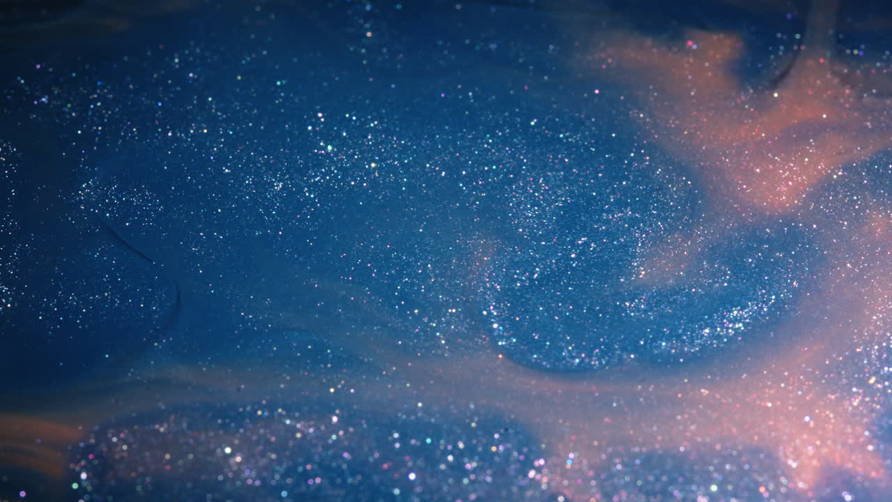 Sparkling Cosmic Galaxy Background