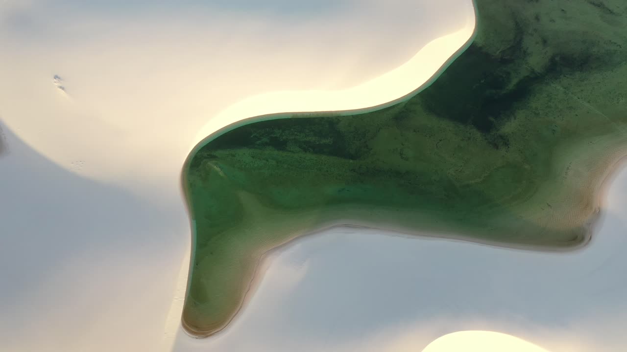 Aerial View of Lençóis Maranhenses National Park, Brazil