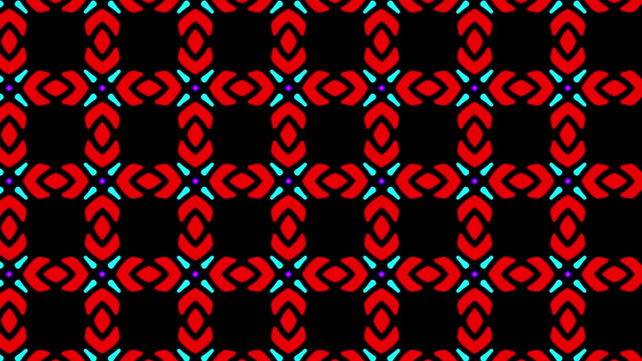 diseño gráfico en color rojo con patrón digital en movimiento panorámico