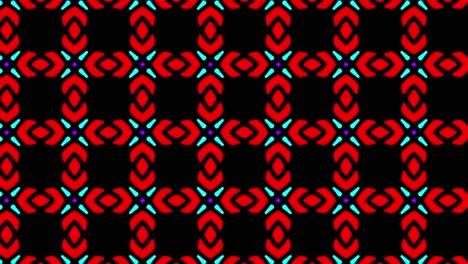 Graphic-design-in-red-color-with-digital-pattern-in-panning-motion