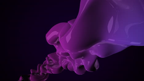 motion dark purple liquid futuristic shapes abstract geometric background