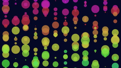 Abstract-rainbow-dots-pattern-in-rows