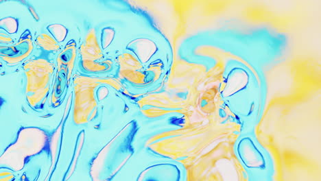 abstract flowing liquid, 3d rendering.