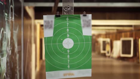 shooting range in indoor shooting range moving forward