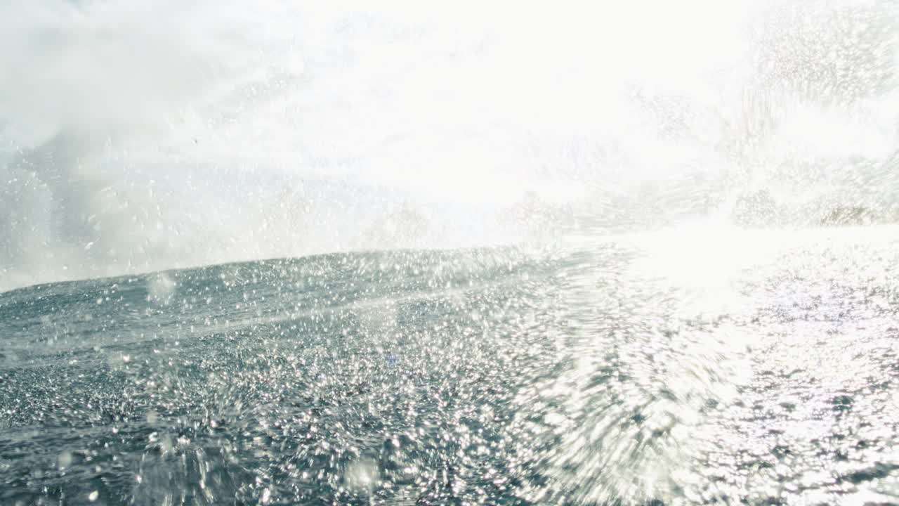 Ocean Wave in Sunlight