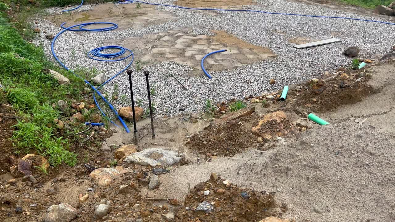 sitio de construcción de un nuevo desarrollo de viviendas