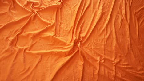 orange bed sheets