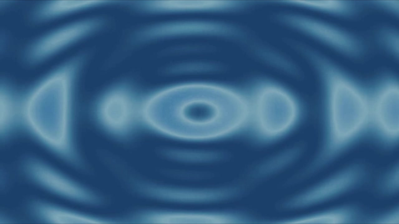Abstract Blue Water Surface with Concentric Ripples