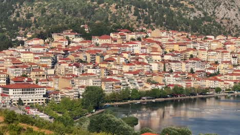 orestiada lake kastoria greece city west macedonia houses viewpoint landscape