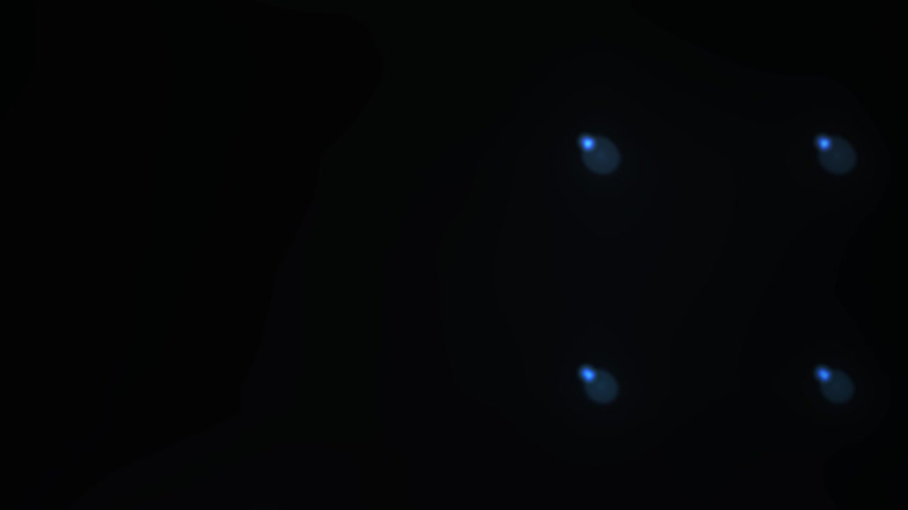 Abstract Light Leaks and Lens Flares on Black Background