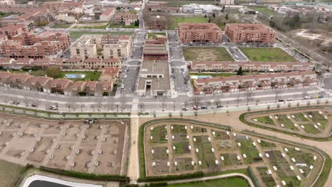 coming into urban city of salamanca, western spain near tormes river, spain