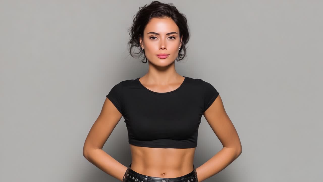 A Confident Pose: Capturing the Essence of Self Assurance and Empowerment in Stylish Fashions with a Natural Background