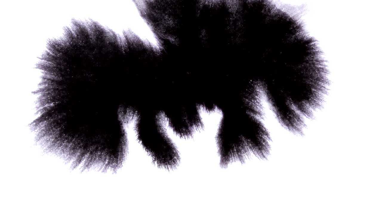 gotas de tinta abstractas explotan movimiento de difusión de salpicaduras