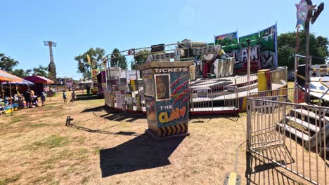 colorful amusement ride at a theme park