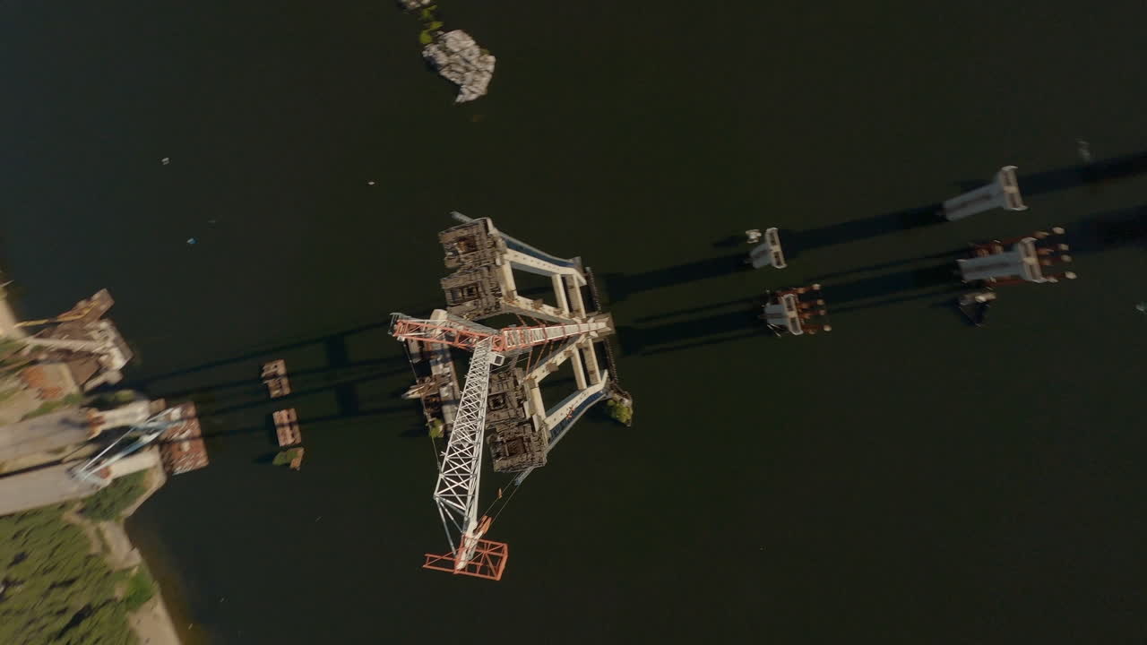 Bridge Construction Aerial Views