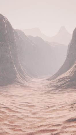 a view of a vast, dry desert canyon