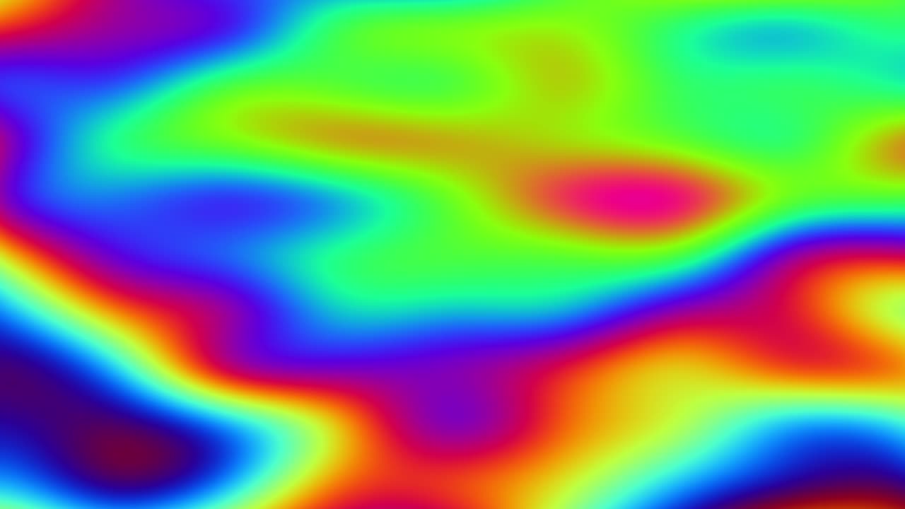 la luz en los colores del espectro. fondo de malla de gradiente borroso abstracto en colores brillantes. ondas líquidas que fluyen fondo de movimiento abstracto. bucle sin costuras. animación de video ultra hd 4k 3840x2160