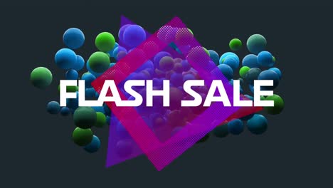 Flash-Sale-Grafik-Auf-Schwarzem-Hintergrund