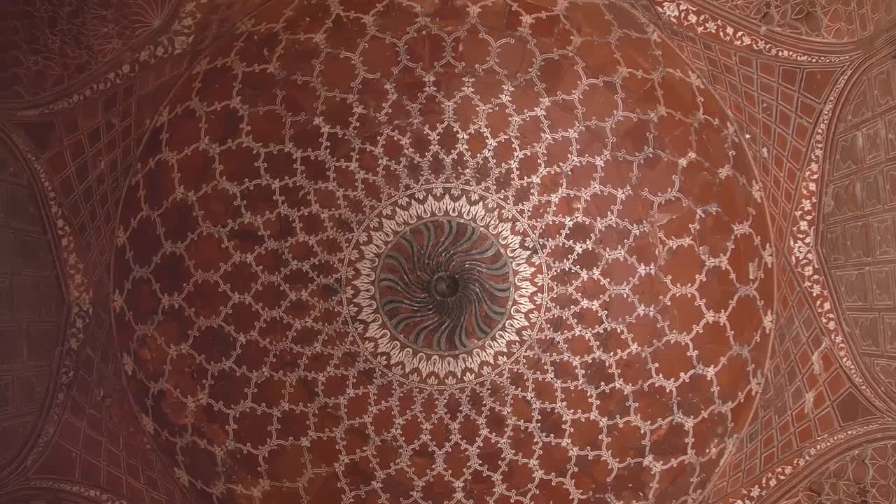 Panning Around Decorated Ceiling 