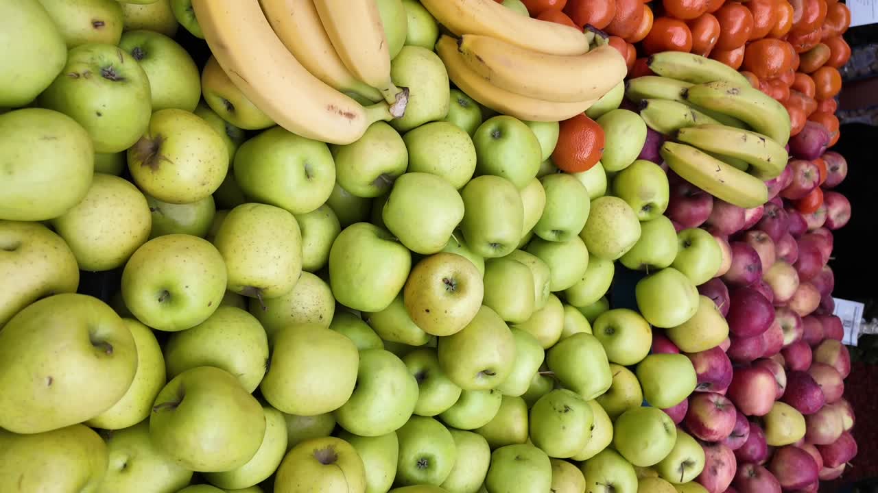 Assorted Fruits at a Market