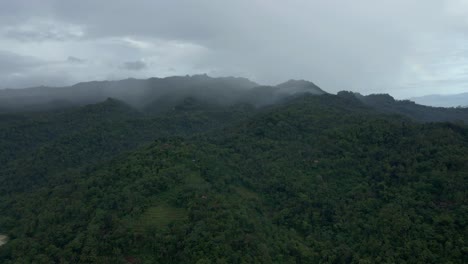 Aerial-view-of-endless-mountain-rainforest