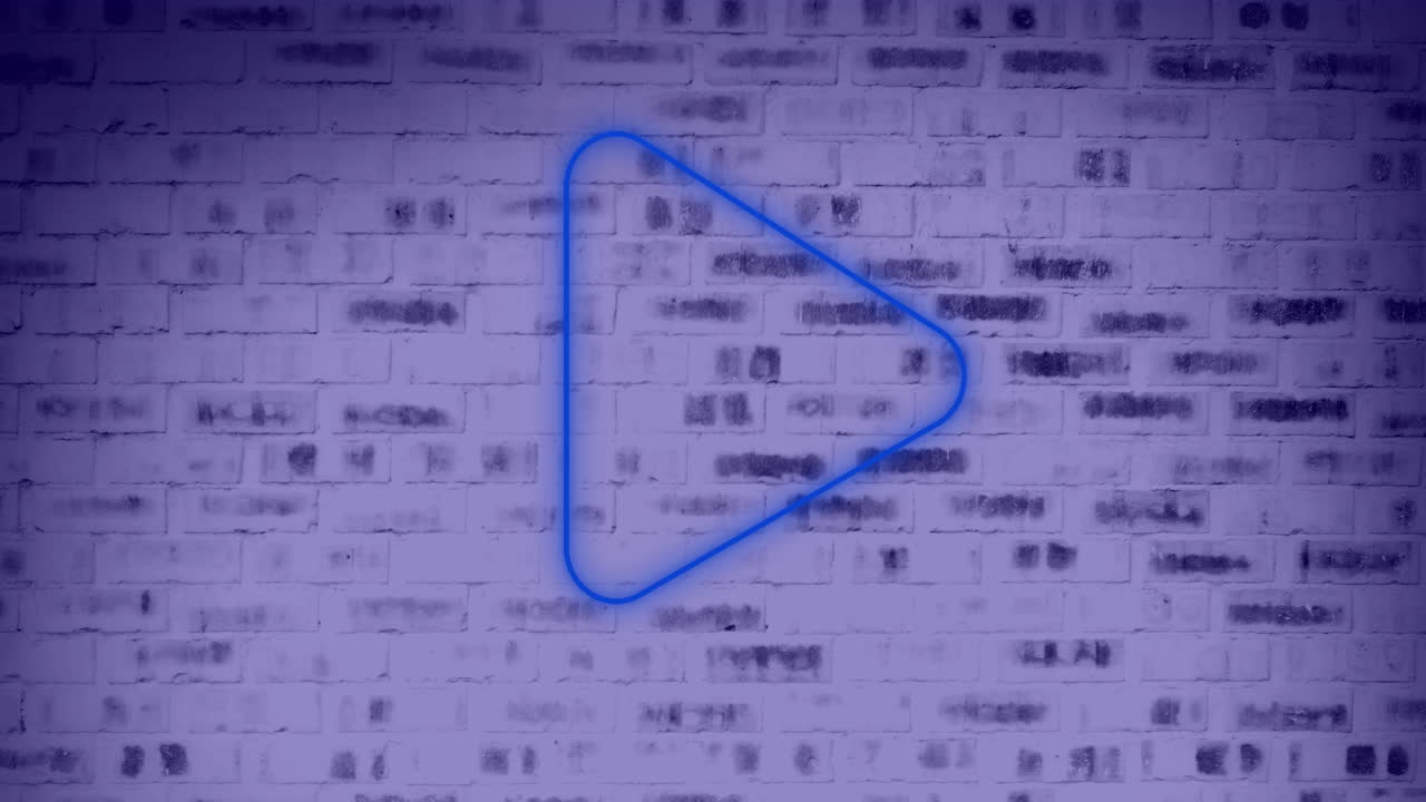 signo de neón con flecha en la pared de ladrillo 4k